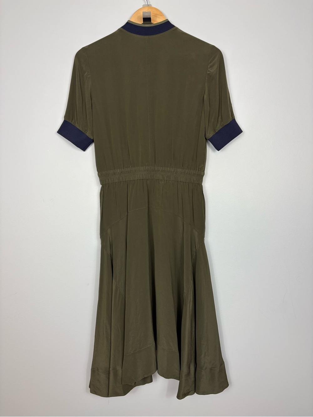 Jason Wu Silk Half-Sleeve Zip-Front
Handkerchief-Hem Dress Sz 6 - Picture 10 of 10